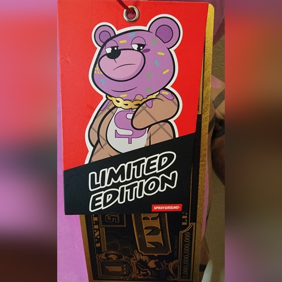 Sprayground Bags Sprayground Limited Edition Trillion Dollar Teddybear Backpack Poshmark